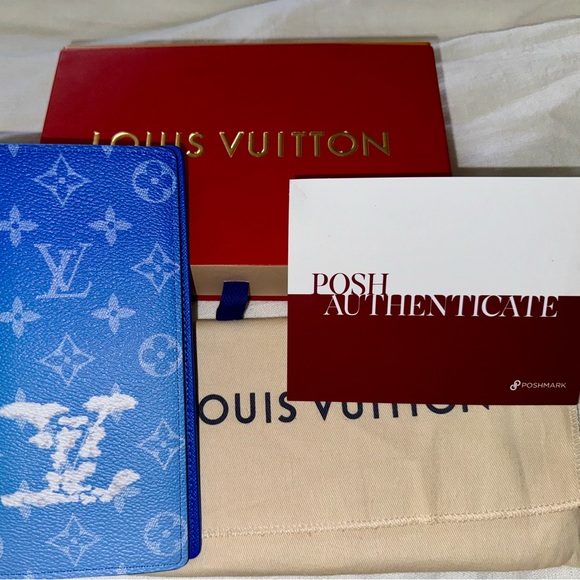 🔥UNUSED!! Louis Vuitton x Virgil Abloh•Clouds Brazza Wallet - Picture 7 of 8